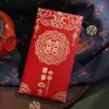 Sobre Rojo de Boda, Sobre Rojo de Compromiso, Sobre Rojo de Dragón y Fénix, Regalo de Boda Creativo, Cambio de Palabras, Sobre Rojo de Mil Yuanes