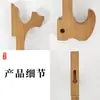 Suporte de Espada e Espada de Madeira Maciça, Removível, Montado na Parede, Adesivo Sem Prego, Gancho de Espada Ajustável Montado na Parede, Suporte para Flauta e Pipa, Suporte de Exibição para Artesanato