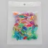 Diamante Acrílico Forma de Ojo de Caballo Fondo Puntiagudo Jelly AB7 * 15mm Accesorios para Vestidos de Novia DIY Accesorios para el Cabello Zapatos Bolsos y Otros Accesorios de Ropa