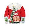 Suéter de Casal com Estampa Divertida Digital 3D de Natal da Amazon 2023 Gola Redonda Suéter Fornecimento para Comércio Exterior