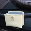 Cubo de basura para coche transfronterizo bolsa de basura bolsa de almacenamiento de cuero plegable colgante de puerta caja bolsa de almacenamiento suministros automotrices