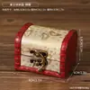 Caja de Almacenamiento de Madera Impresa Retro Accesorios para Fotografía de Bodas Caja de Almacenamiento para el Hogar Caja de Almacenamiento Caja del Tesoro para Sala de Escape
