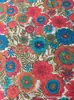 Tela Estampada de Algodón y Lino Estilo Étnico Flor Mandala Occidental Tela Bohemia Almohada Lijiang Mantel Falda de Lino
