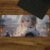 Alfombrilla de Ratón Extra Grande, Alfombrilla Lavable y Resistente a Manchas para Teclado de Computadora, Oficina de Dormitorio General Animación Niños y Niñas Alfombrilla de Escritorio E-Sports