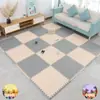 Tapete de Piso de Espuma Encaixável Doméstico Tapete de Engatinhar para Crianças Tapete de Piso de Esponja Tapete Puzzle Tatami Tapete de Escalada para Bebê