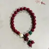 Pulseira de Ano Novo, Pulseira da Bênção do Dragão, Pulseira Auspiciosa de Liga em Estilo Chinês Novo, Presente Criativo para o Festival da Primavera