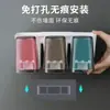 Soporte para cepillos de dientes sin perforaciones, vaso para enjuague bucal, vaso para cepillo de dientes, montaje en pared para baño, doméstico, eléctrico, soporte para cepillos de dientes y pasta de dientes