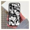 Nova Capa de Celular Tomie de Terror Engraçada Japonesa para iPhone15 Comércio Exterior