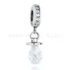 Plata de Ley S925 Dora Tacones Altos Azules Estilo Vestido Disney Falda Colgante DIY Colgante Dora Venta al por Mayor