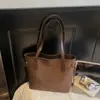 Moda Tendência Nova Outono e Inverno 2025 Transfronteiriça Bolsa Grande de Grande Capacidade Bolsa de Ombro Estilo Feminino Bolsa Tote de Axila