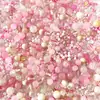 Miçangas de vidro sortidas de 3-12 mm, multicoloridas, para fazer colares e pulseiras DIY, contas redondas, materiais para colares e pulseiras artesanais, acessórios de joias