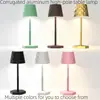 Atenuación de Tres Colores, Lámpara de Mesa Táctil para Mesita de Noche de Dormitorio, Luz Nocturna para Estudio, 1200 mAh, Modelo de Carga USB
