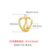 Accesorios de material hechos a mano para bricolaje, botón de plata de ley 925, collar de perlas, hebilla, pulsera, suéter, cadena, hebilla, linterna, joyería, hebilla