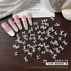 Encantos para Nail Art Laço Branco Transparente Mix Novo Super Fada Estilo Puro Desejo Laço de Resina 3D Acessórios de Unha Vestíveis