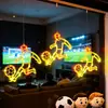 Luces LED de Colores Nuevas Transfronterizas para la Copa del Mundo en Canadá, Estados Unidos y México, Luces Creativas de Ventosa para Decoración de Ambiente de Habitación y Ventana