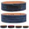 Cinturón deportivo personalizado de piel de vaca para entrenamiento de cintura, fitness, sentadillas, levantamiento de pesas, fitness, para hombre