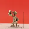 Latão Sólido Poderoso Criativo Marinheiro Criativo Mesa de Escritório Mesa de Chá Decoração de Ornamentos de Arte Carro Casa Desktop