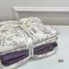 ¡Sacude el sonido de las explosiones! Grado A para maternidad e infancia hilo de doble capa pequeño floral algodón juego de cuatro piezas de algodón dormitorio de estudiante juego de tres piezas