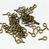 500 acessórios DIY bronze preto arma olho de ovelha prego chifre de ovelha D07 o Parafuso trombeta