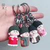 Direto da Fábrica desenho animado lã princesa e sogra chaveiro boneca personagem PVC pequeno presente bolsa pingente de roupa