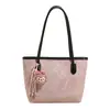 Bolso Tote Casual de Moda de Gran Capacidad para Mujer 2025 Primavera Nuevo Bolso de Hombro Simple Versátil para el Trabajo y los Viajes Bolso de Mujer