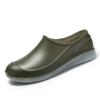 Botas de lluvia fluorescentes, zapatos de goma antideslizantes e impermeables, estilo coreano, de corte bajo y moda, para hombres y mujeres, con el mismo estilo, zapatos luminosos para el agua.