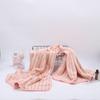 Toallas de Baño de Vellón Coral Nuevo al por Mayor con Rayas Coloridas, Suaves y Gruesas, Absorbentes, Rayadas, para Hombres y Mujeres, Parejas, Toallas de Playa, Suavidad como Nubes