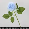 Rosas de Creme Simuladas de 3 Cabeças, Decoração de Fundo para Casamento, Arranjo de Flores para Guia de Estrada, Flores de Seda Estilo Europeu para Casamento, Flores Artificiais