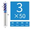 Broca de topo especial de aço tungstênio e liga de aço, quatro lâminas, aço inoxidável, corte plano, 65 graus, 4 lâminas, revestimento nano azul, alongada, fresa de topo CNC