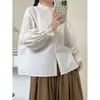 Coleção Primavera 2026 Estilo Japonês Fresco e Simples Gola Alta Renda Cardigã Feminino com Vários Botões Manga Longa Camisa Atacado