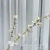 Nuevo Modelo de Hierba de Llama Realista de 2 Ramas para Salones de Bodas, Flores Artificiales Altas para Arreglos de Boda, Decoraciones de Pasillos de Hotel, Flores de Seda
