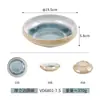 Série Mar Estelar Louça de Melamina Panela Quente Churrasco Restaurante Buffet Tigelas e Pratos Criativos de Imitação de Porcelana Prato para Molho Conjunto de Louças