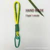 Super Lindo Cordão Trançado para Celular Chaveiro Feminino Elegante de Pulso Antifurto Material DIY