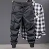 Overol Verde Militar para Hombre Primavera y Otoño Pierna Ancha con Cordón Montañismo al Aire Libre Pantalones Tácticos Pantalones Casuales Americanos para Hombre Transfronterizo