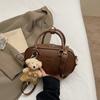 2025 Nueva Moda Color Sólido Casual Gran Capacidad Viajera Mujer Bolso de Hombro Cruzado Bolso de Mano Bolso Cuadrado Pequeño Mujer