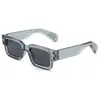 Nuevas Gafas de Sol Cuadradas Pequeñas con Flecha Moda Europea y Americana Gafas de Sol para Playa Personalizadas Midin Gafas para Hombres y Mujeres Gafas Transfronterizas