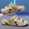 Sandalias de exterior para hombre, versátiles para usar tanto en interiores como en exteriores, adecuadas para deportes, playa y conducir; antideslizante, duradero y elegante