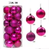 Decoración Navideña Bola de Plástico Electroplateada 3468CM Paquete Cubeta Bola de Navidad Colgante para Techo de Centro Comercial Adorno Bola