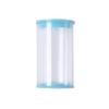 Ps huevo de belleza caja de almacenamiento cilíndrica transparente calabaza gota de agua corte oblicuo esponja de maquillaje cubierta acrílica material de embalaje