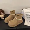 Botines de suela gruesa estilo Birkenstock para mujer, nuevo otoño 2026, vintage, Maillard, casual, moda, de caña alta, zapatos para mujer