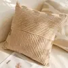 Capa de Almofada Decorativa Vintage Retro de Pelo de Coelho Bolha Cor Creme para Sofá de Sala de Estar, Cama, Janela de Canto, Almofada Lombar