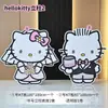 Tablero de Fondo para Montaje de Propuesta en Interiores de Hello Kitty para una Ceremonia de Confesión Simple y Atmosférica Accesorio Tablero Kt