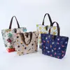 Sacola de Compras Dobrável Ecológica com Impressão Personalizada, Armazenamento Portátil, Brinde Promocional, Bolsa Tote Dobrável de Tecido Oxford