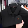 Camiseta Polo de Manga Corta para Hombre de Piqué 100% Algodón de Alta Calidad con Bordado Exquisito, Polo Ligero de Negocios Casual