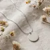 Colar Minimalista Japonês e Coreano Redondo Liso de Aço Inoxidável Personalizado Corrente de Osso de Cobra Redonda Tendência Joias Atacado