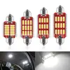 Luces LED de Doble Punta para Coche 31mm 36mm 39mm 41mm 4014 12LED Luces de Techo Luces de Matrícula