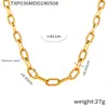 Collar con nuevo patrón a juego, estilo hip hop europeo y americano, pulsera personalizada de moda, cadena neutra chapada en oro y acero de titanio para mujer