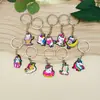 Llavero de Unicornio PVC Goma Suave Llavero Regalo de Graduación Pequeño Regalo Accesorios para Llaveros Colgante para Llavero