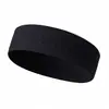 Diadema de punto de malla de nailon transpirable para deportes al aire libre transfronterizos, diadema de color liso para correr, cinta para el pelo de alta elasticidad antisudor