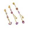 Estilo Chinês Original Ruyi Lock Roxo Borboleta Chinesa Ping An Kou Pingente de Cabacinha Estilo Antigo Acessórios de Lapela Hanfu Qipao